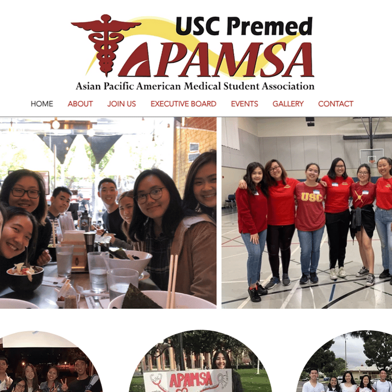 Chinese Organization in Los Angeles California - USC Pre-Med Asian Pacific American Medical Student Association
