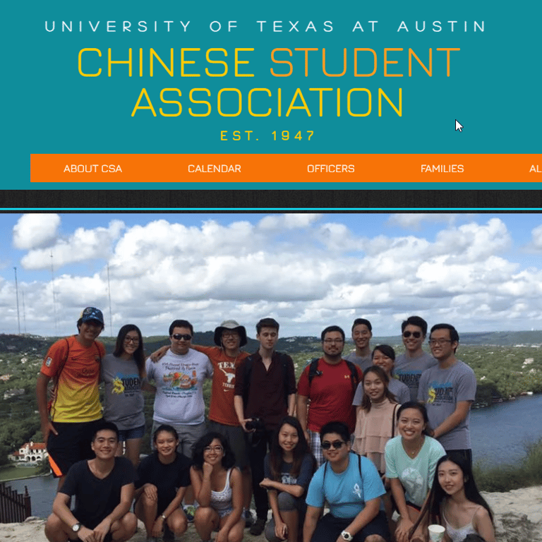 Chinese Organizations in Austin Texas - UT Austin Chinese Student Association